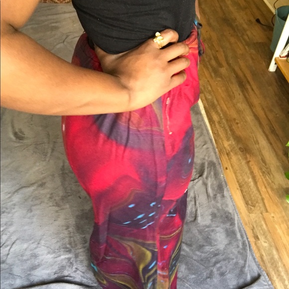 NEW African Ankara Long Mermaid Skirt Waist Tie - Picture 8 of 8